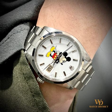 rolex mickey mouse watch price|rolex oyster precision mickey mouse.